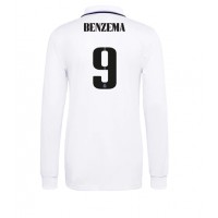 Real Madrid Karim Benzema #9 Fotballklær Hjemmedrakt 2022-23 Langermet